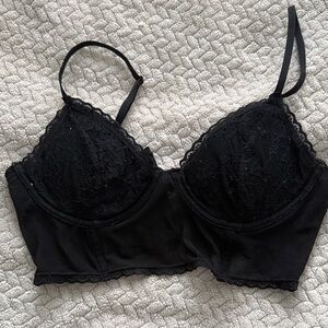 Garage Black Bralette